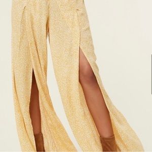 O’Neill | Yellow Split Leg Flare Pants